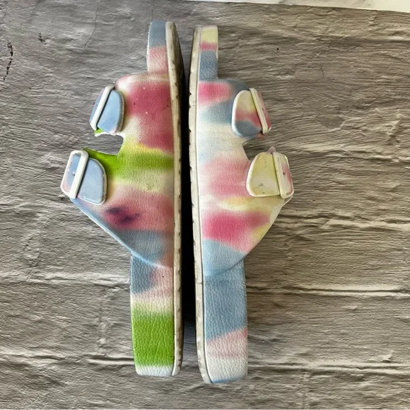 Robin Ruth Pastel Double Strap Slides - Picture 6 of 10